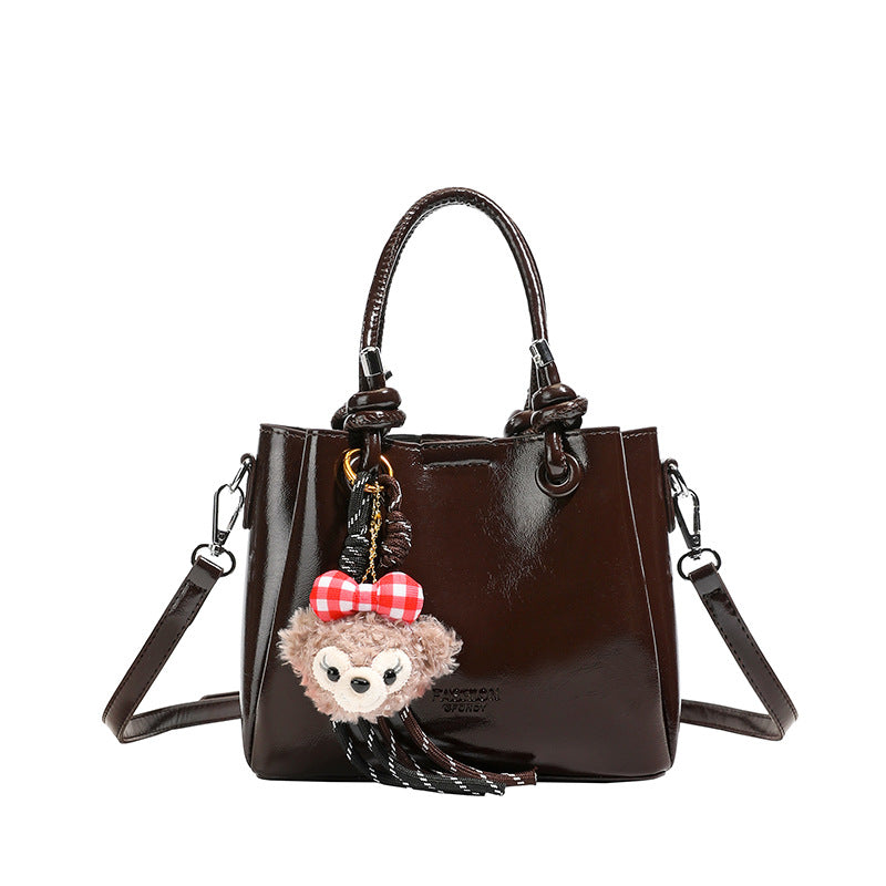 High-quality chic women's bag 2025 new arrival - trendy versatile shoulder & crossbody bag, fashionable leather tote bucket bag