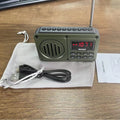 Dx-d87 bluetooth radio mp3 player for seniors - record, delete, card slot, portable music speaker