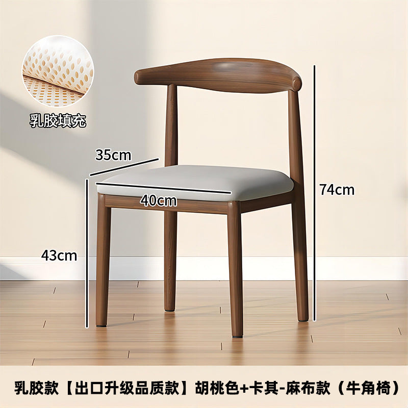 For homedining chair backrestcommercial horn restaurant tea chair taishi chair comfortable sitting tea table restaurant dining table stool