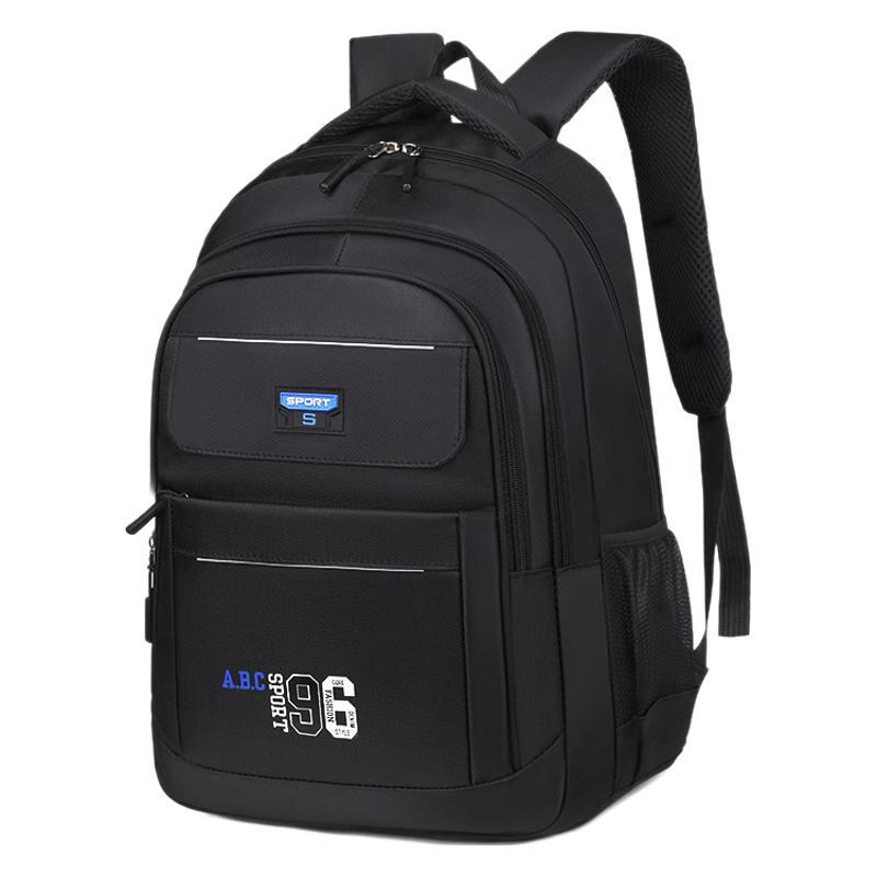 Cross-border backpack Men's high-end sense large-capacity travel bag One pack Multi-purpose computer bag School bag Middle school student backpack