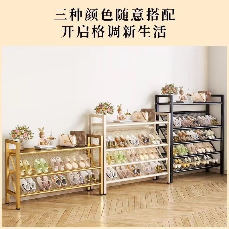Ultra-slim multi-tier rotating shoe rack: the must-have storage solution for entryways and dorms. simple, modern design