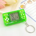 tetris handheld electronic game console - battery included, keychain decompression 26-in-1 game toy