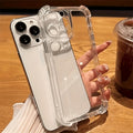 Thickened anti-collision transparent phone case for apple 17, flexible and durable iphone 18 four-corner shockproof space case for 16