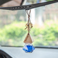 Car perfume rearview mirror aromatherapy pendant car odor removal fragrance car pendant long-lasting light fragrance air freshener
