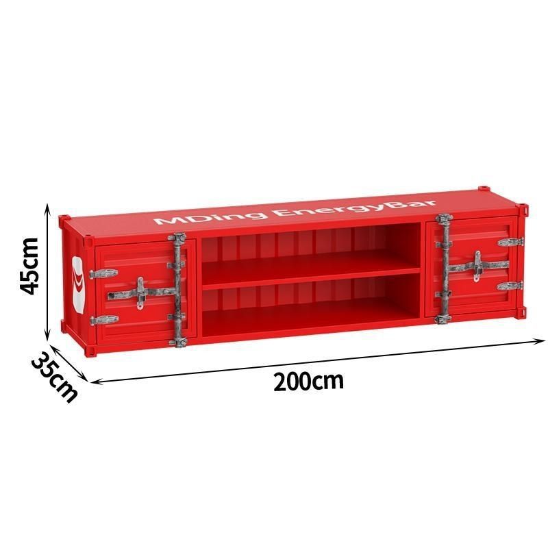 American iron tv cabinet industrial style retro living room storage floor cabinet loftcasual furniture tv cabinet free shipping