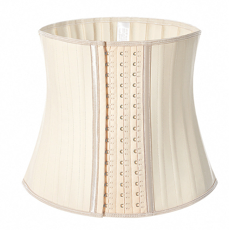 25 steel frame matte rubber body shaping garment sports girdle fitness tummy control corset female waist t rainer