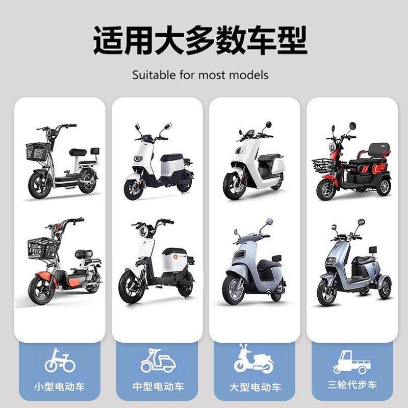 Electric vehicle windshield all year roundneutralwinterfleece-linedthickened winter battery motorcycle spring & fall style windproof sunshade