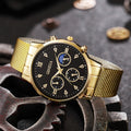 Men's mesh strap silicone quartz watch - korean style fashion luminous dial - wholesale white