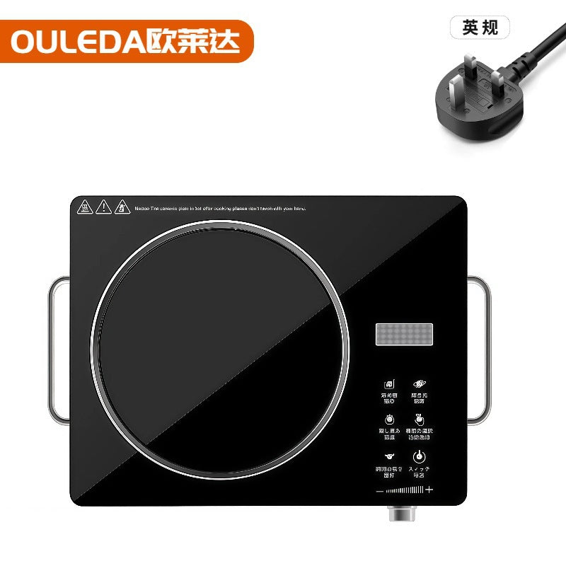 Electric ceramic cooker - high-power multifunctional induction cooker for home cooking, stir-frying, and hot pot - cross-border wholesale