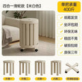 plastic stacking stool - heavy duty round stool, 4-in-1 combination set for home storage, can be used as a dining chair or low stool