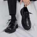 Men's business leather shoes - winter 2025 new collection: youthful british style, thick-soled, suit-ready, casual trendy shoes for students