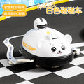 High-value kids' straw plastic water bottle - bumper car toy cup - portable outdoor kids' water bottle - pc material