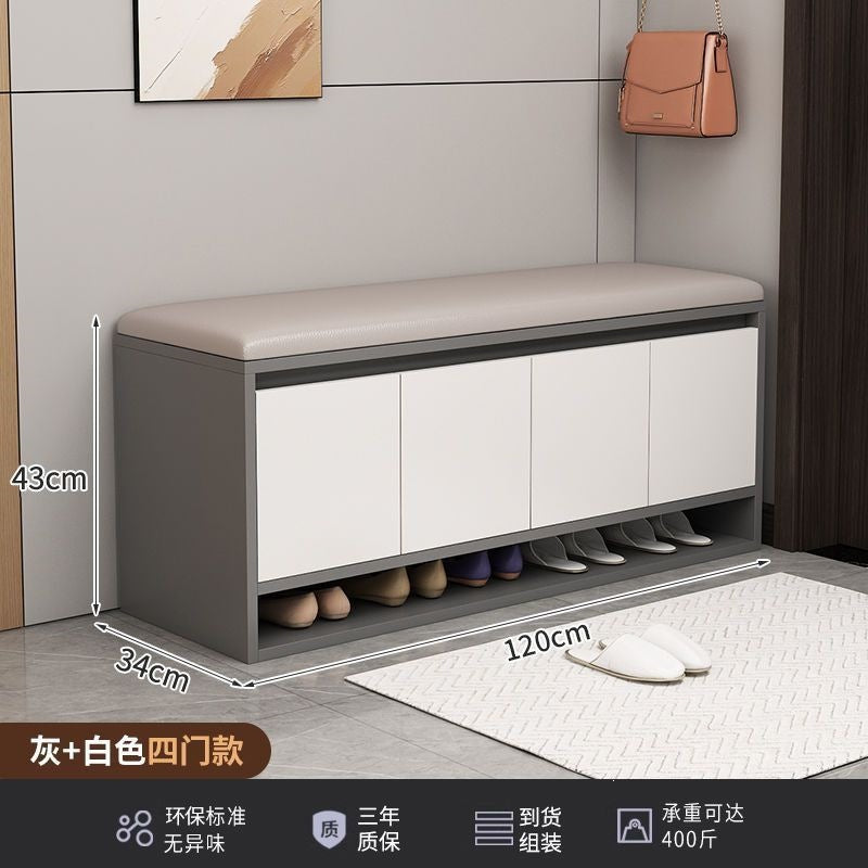 Shoe changing stool for home entrance door can sit shoe cabinet stool all-in-one small shoe rack accessible luxuryclassy sense entrance shoe stool