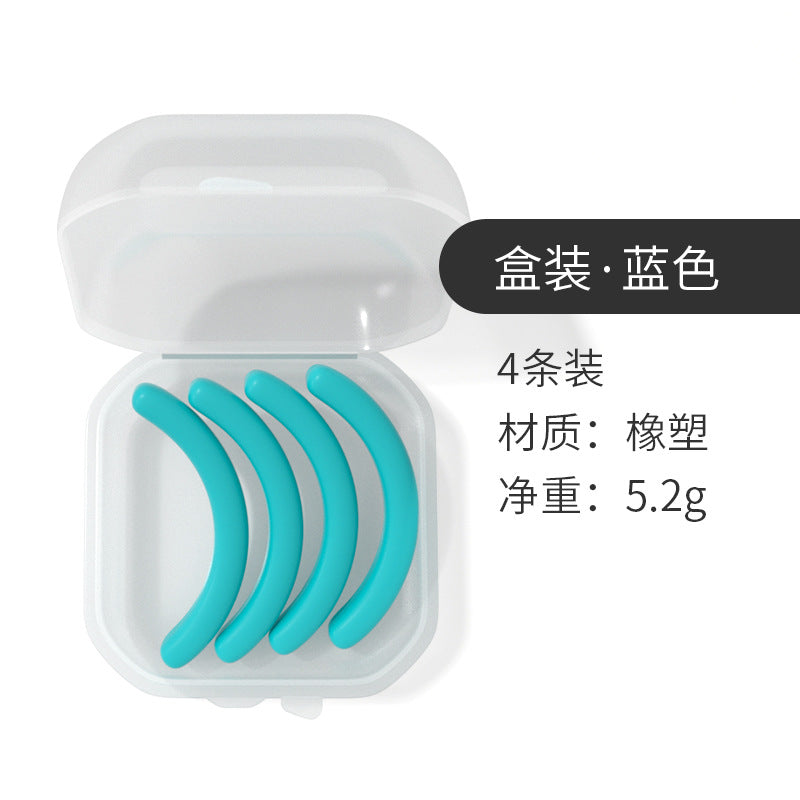 Eyelash curler replacement rubber pad, universal 6-pack silicone, high elasticity, soft rubber and plastic, replaceable rubber pad.