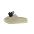 Cute 3d sock slippers for women, summer outdoor wear, thick sole, non-slip eva, indoor home one-strap slides, couple's sandals
