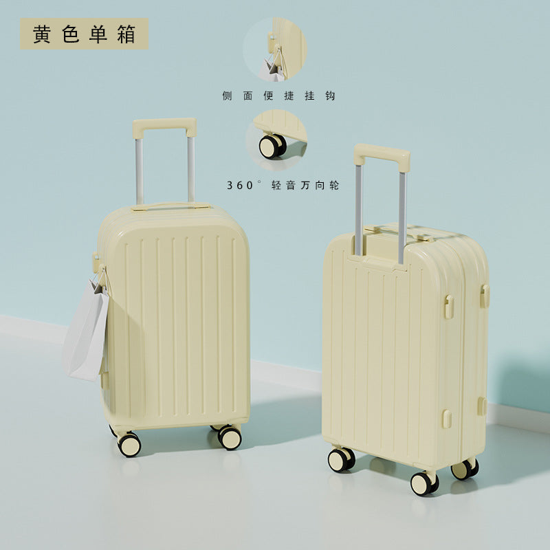 New 26-inch child and mother suitcase, men's and women's universal wheel trolley case, strong and durable password case, 20-inch suitcase