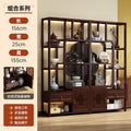 Special offer new chinoiserie non-solid wood antique rack tea tea set rack tea room tea cabinet ornaments storage rack large capacity