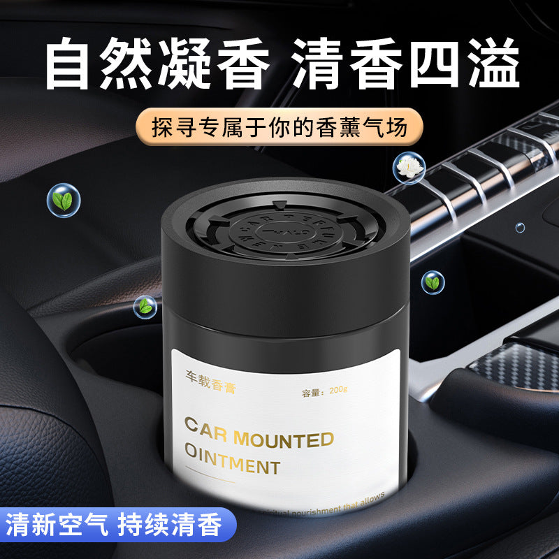 Car air freshener solid perfume for men - premium long-lasting scent for car interior