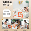 Multifunctional cotton and linen pillow quilt dual-purpose persimmon all year round office car cushion wholesale cushion pillow quilt