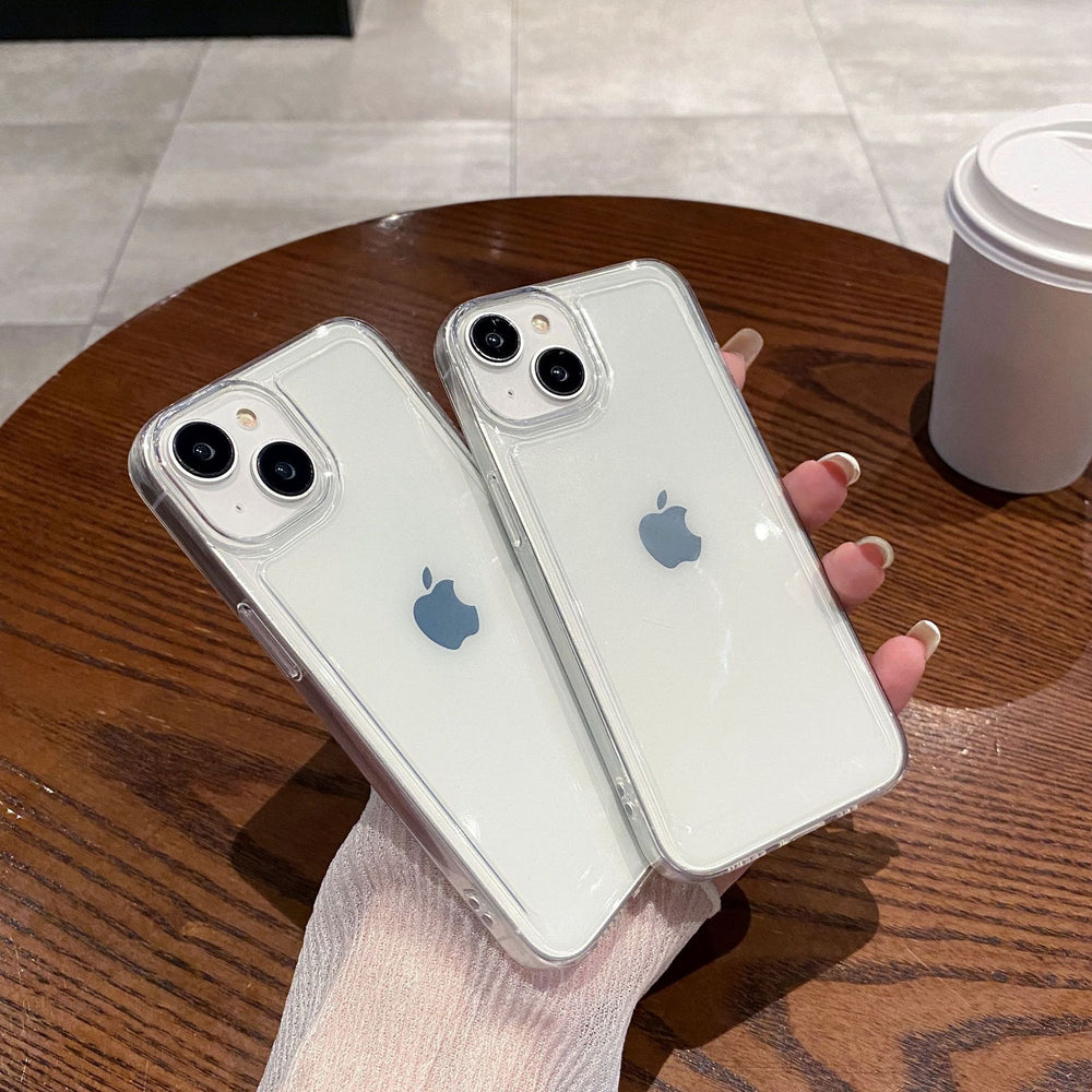 Large hole transparent space case for iphone 17 air, apple xs max, minimalist anti-drop soft protective cover