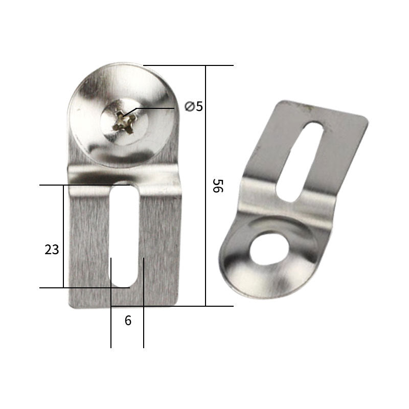 All kinds of plastic iron galvanized stainless steel corner waterproof junction box installation fixed pendant ear box installation accessories