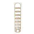 Bear creative economical floor-standing iron shoe rack accessible luxury simple for home doorway multi-layer shoe rack casual shoe cabinet