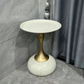 European style iron side table small apartment for home living room sofa side small waist french coffee table bedroom bedside small round table