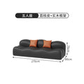 new leather reception desk wave rest area lounge seating for salon, office, and nordic living room