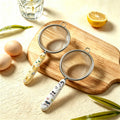 Stainless steel mesh drain for home kitchen tool soy milk filter sieve flour baking milk tea ceramic handle fence