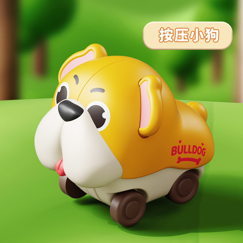 【carefully selected】kids' educational & fun toy car - press-and-go cartoon animal design - perfect gift for boys & girls, ideal for kindergarten