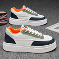 Men's spring 2025 new breathable white sneakers, athletic casual shoes, trendy men's brand, niche anti-slip wear-resistant skate shoes