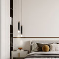 Italian normcore bedroom bedside chandelier modern casual sense of designaccessible luxury long line scandinavian creative new small chandelier
