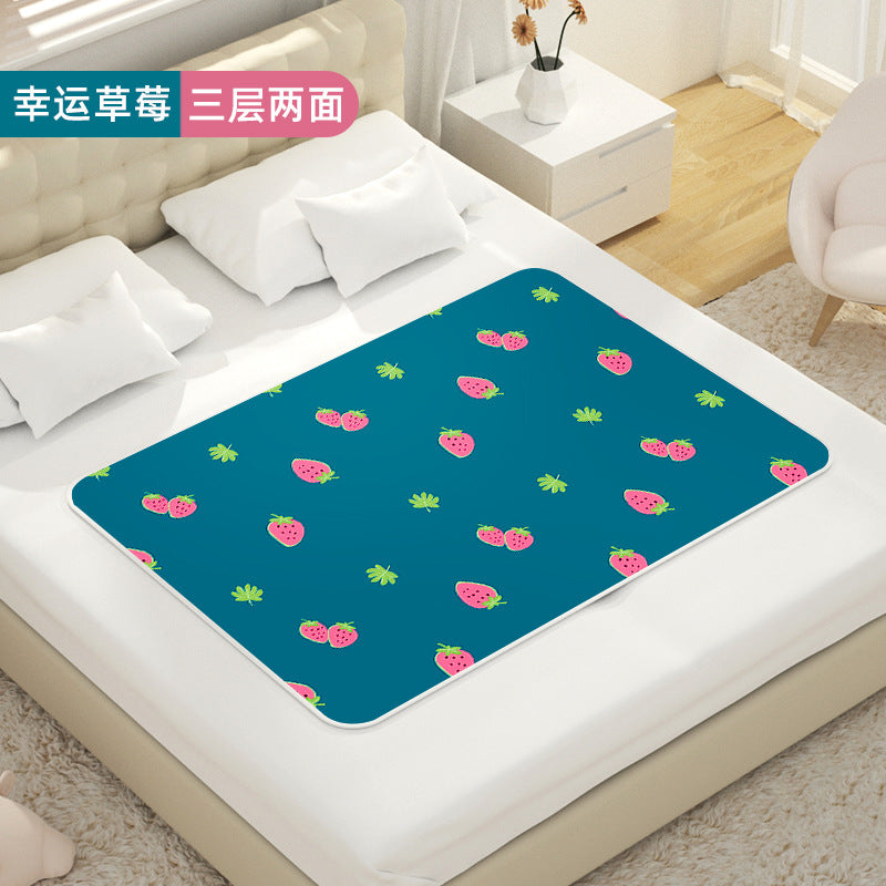 Auntie pad physiological period mattress waterproof washable menstrual period mat anti-side leakage special urine barrier bed sheets dormitory
