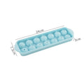 14-cavity round ice ball maker - blue