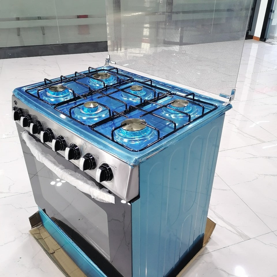6 six-gas oven burner stove one-piece upright barbecue box 30 inches 760 wide outlet drop shipping