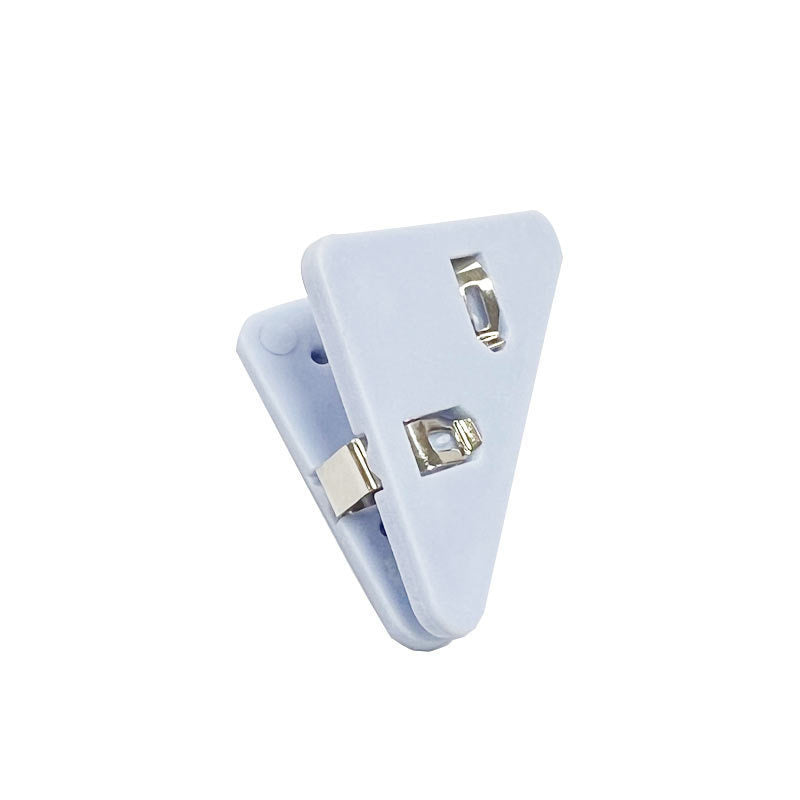 Simple Japanese corner clip, matte bill clip, student test paper data storage, anti-warping edge triangle clip wholesale