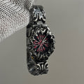 New trendy niche metal irregular claw vintage style watch european and american fashion retro quartz watch wholesale