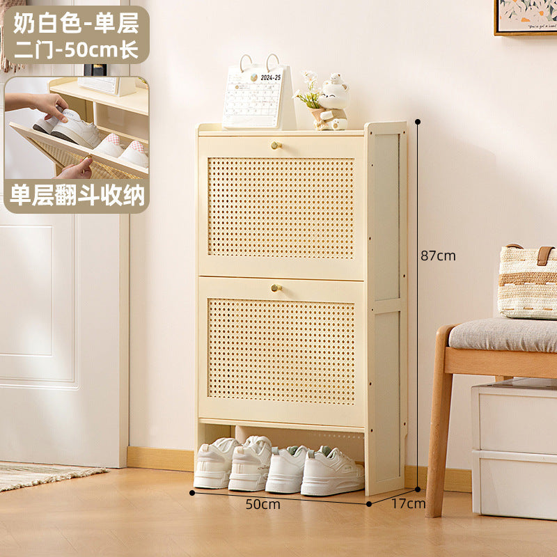 Simple shoe rack household door multi-layer with door dust-proof entry shoe rack shoe cabinet high vertical integrated storage rack