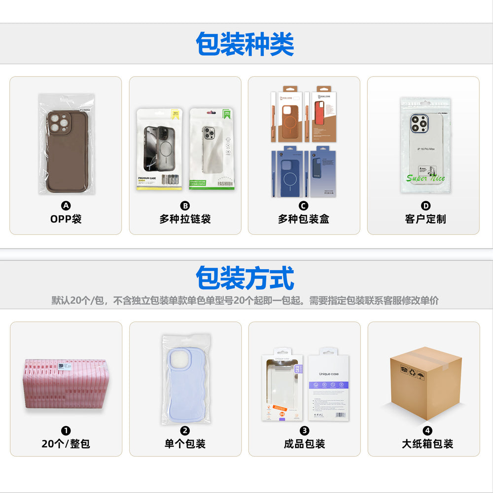 Source factory mold opening, oem, odm customization, oem mobile phone case material samples, mobile phone case finished product samples