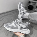 Winter men's shoes 2024 new breathable mesh student sports casual running anti-odor youth dad shoes trendy sneakers