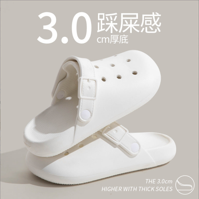 Women's clogs - new outdoor/indoor anti-slip thick-soled slippers for couples - summer comfort