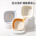 Baby face wash foldable basin can be hung newborn children's wash bottom foot basin baby special foldable small basin