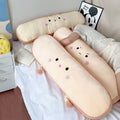 Stuffed toast bread bench pillow girl bedroom dormitory bed side sleeping leg stuffed toy pillow cushion