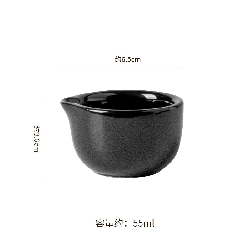 Retro ceramic small flavor dish restaurant hotel for home dipping snack dish hot pot cold dish side dish seasoning soy sauce dish