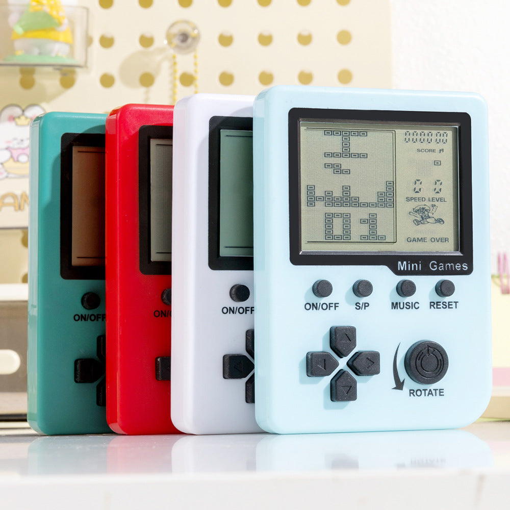 Tiktok viral mini handheld game console - perfect for kids' gifts & promotional giveaways! built-in with 26 classic tetris games