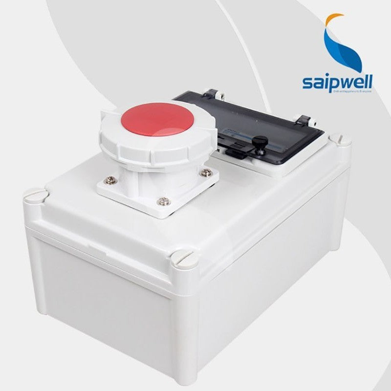 IP65 waterproof industrial socket box outdoor construction site temporary distribution box portable mobile electric box wall-mounted maintenance box