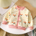 fall/winter new arrivals: versatile knitted cardigan for kids - warm, thickened outerwear sweater for boys and girls