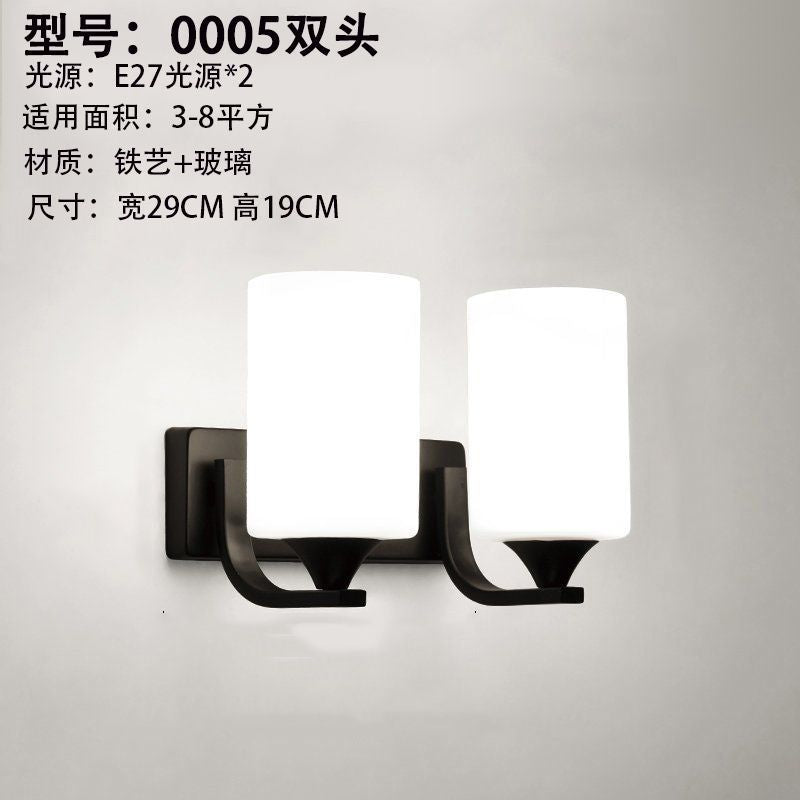 Nordic wall lamp bedroom bedside lamp modern casual creative hotel aisle lamp living room corridor wall lamp staircase lamp