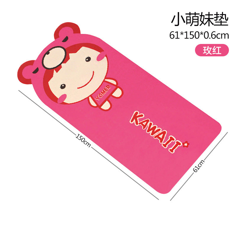 Pvc kids' dance & parent-child yoga mat - wholesale, thickened, cute, silent, shock-absorbing, non-slip, dance mat, practice mat, eco-friendly