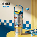 High-style cartoon coffee mug, 316 stainless steel insulated tumbler, large capacity car ice tumbler, portable straw water bottle